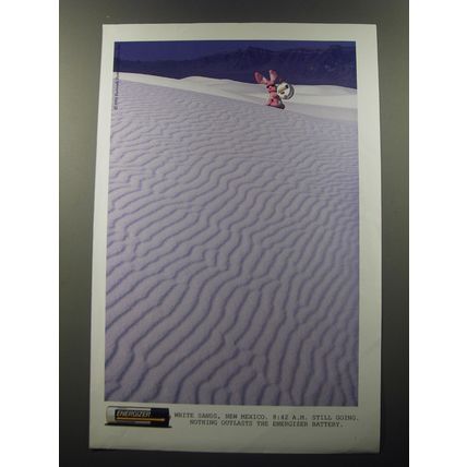 1992 Energizer Batteries Advertisement - White Sands, New Mexico