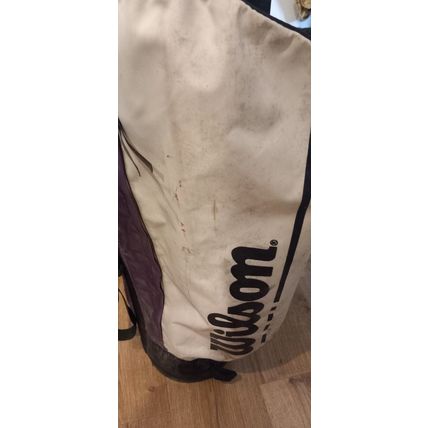 Vintage Wilson Pencil Sunday Carry Golf Bag Purple White