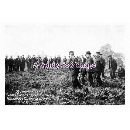 pu1059 - Hemsworth , Brierley Common , Land Camp , Yorkshire - print 6x4