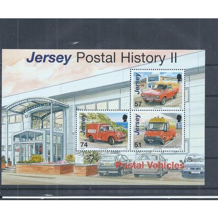 Jersey stamps. 2006 Jersey Postal History - Postal Vehicles sheet MNH (AL016)