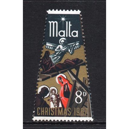 Malta - 1967 - 8d Christmas (sg394) Mint Hinged