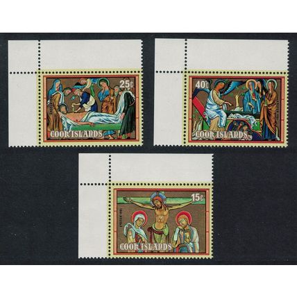 Cook Is. Easter French Prayer Books 3v Corners 1981 MNH SG#807-809