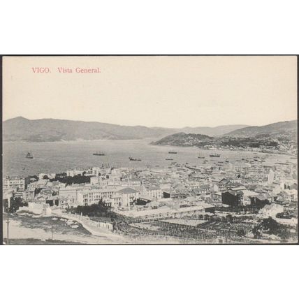 Vista General, Vigo, c.1910 - Tafall Papeleria Tarjeta Postal