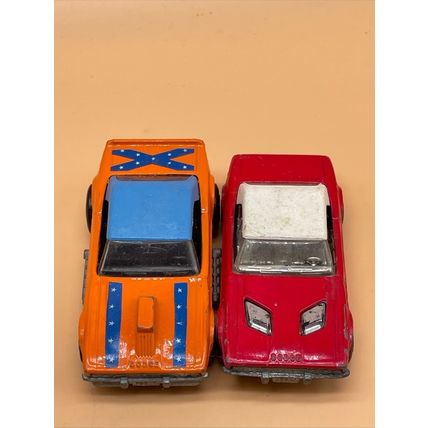 Matchbox Dodge Superfast Challenger 1975 Vintage Red & Orange UB