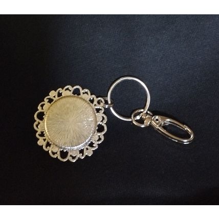 Keep Calm and Love Cats Keychain Bag Tag Accessory, Handcrafted Cat Lover Gift