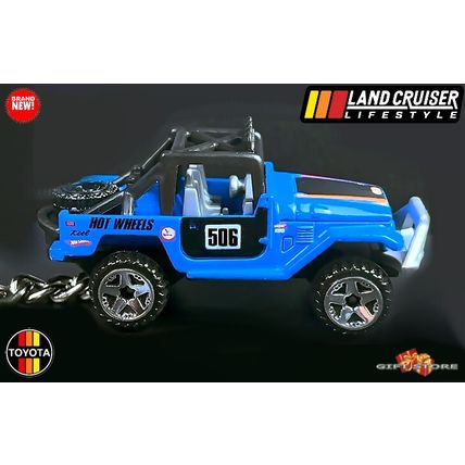 RARE KEYCHAIN BLUE TOYOTA LAND CRUISER FJ40 CUSTOM Ltd.