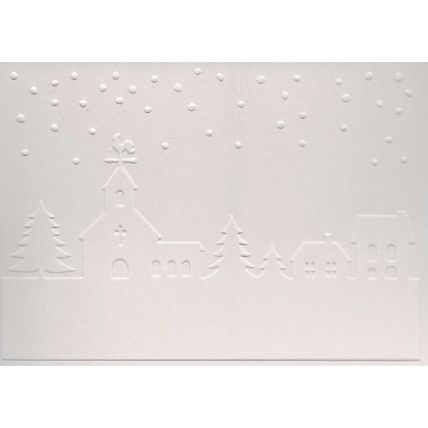 A6 Embossed Card. 10 Sheets. Christmas. Cardmaking Scrapbooking Crafts