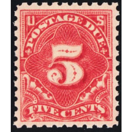 J55, Mint VF NH 5¢ - Postage Due Stamp - Stuart Katz