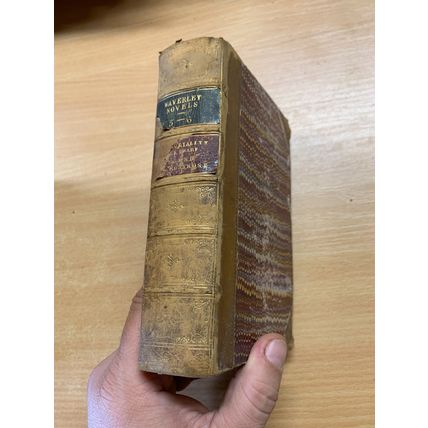 1862 SIR WALTER SCOTT COUNT OLD MORTALITY/LEGEND MONTROSE/BLACK DWARF BOOK (P4)