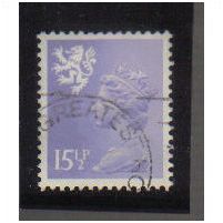 1971/93 GB SCOTLAND 15 1/2P VIOLET F/U SGS41