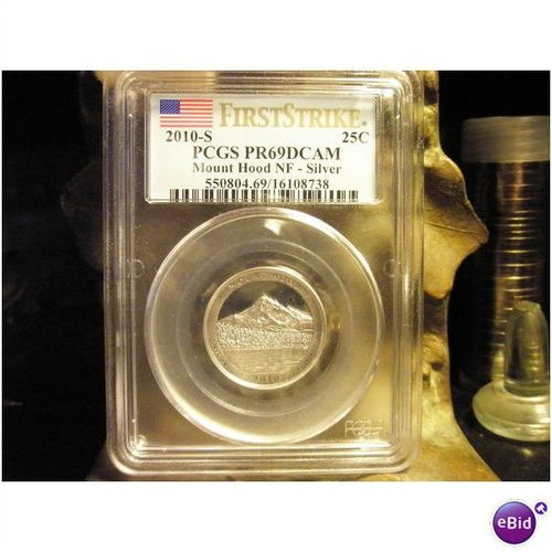 2010 S Mount Hood PCGS PR69DCAM Silver First Strike