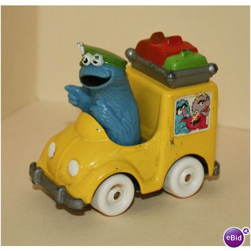 1983 Playskool DieCast Muppets Cookie Monster Taxi