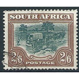 South Africa 1932 SG49 2/6d Green & Brown Very Fine Used . ..
