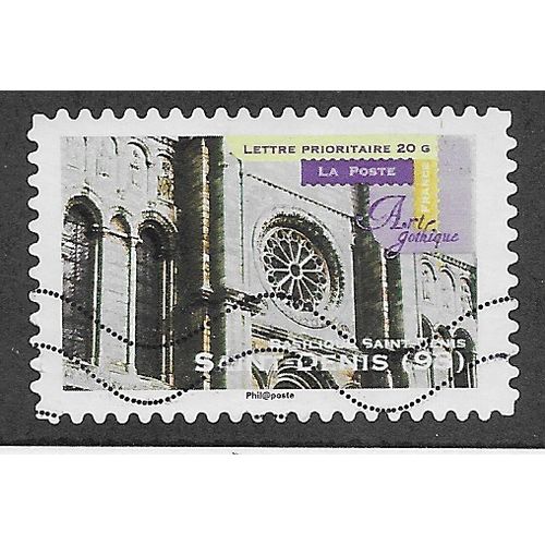 FRA 2011 (58c) 'GOTHIC ART - SAINT-DENIS 93' FINE USED (EBID57-584)