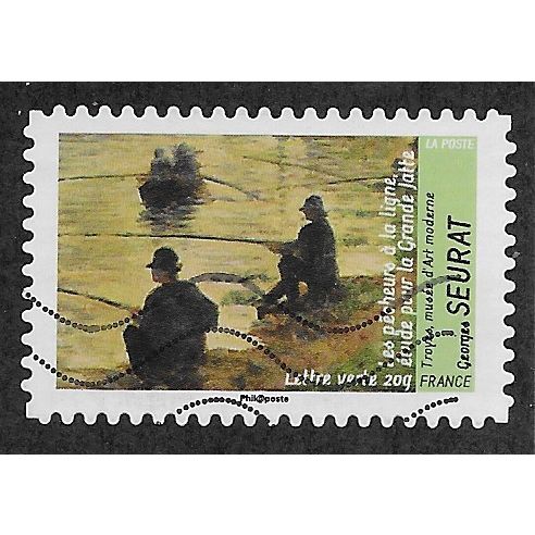 FRA 2013 (58c) 'ART- PAINTINGS IN WATER - SEURAT' FINE USED(EBID61-884)