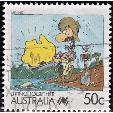 AUSTRALIA, 1988 50c Living Together, SG 1124 (Scott #1066), used