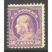517 50c Benjamin Franklin Average MHR S0256