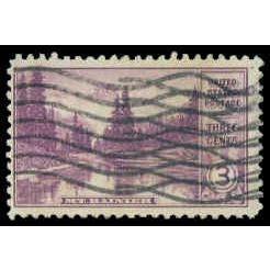 Used 742 3c Mt. Rainier Just Clears M07431