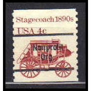 1898Ab 4c Stagecoach Very Fine MNH Dry Gum Gap Single RS PreCnx CA0968