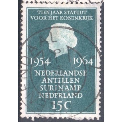 Netherlands 1964 - SG987 - 15c green - Queen Juliana - used 2