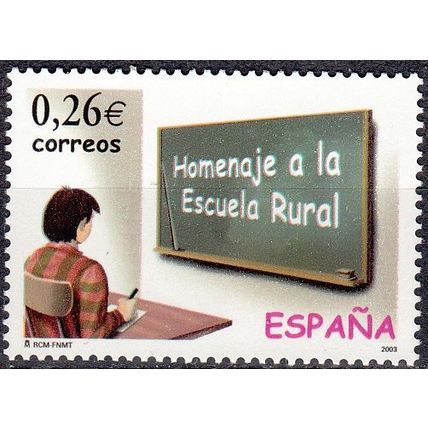 España 2003 Michel 3835 Neuf ** Cote (2008) 0.50 € Les écoles rurales