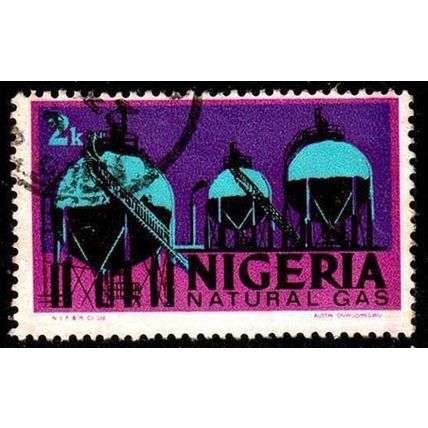 Nigeria 1973 Natural Gas 2K Used Stamp.