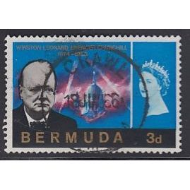 Bermuda, 1966 3d Churchill., SG 189 (Scott #201), used