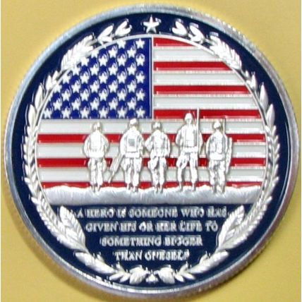Military Veterans. Challenge Coin. 1.5". 92b.