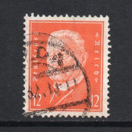 Germany - 1932 - 12pf Paul Von Hindenburg, Used