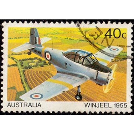 Australia 1980 Aircraft Winjeel 40c Used Stamp