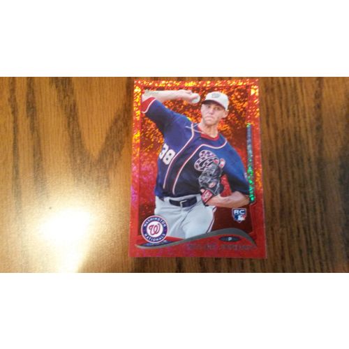 2014 Topps Red Hot Foil Card # 374 Jordan Taylor Near Mint (7) Nationals