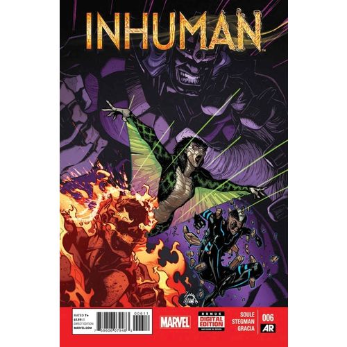 Inhuman (2014) #6 "Trial by Fire" Marvel Black Bolt LASH