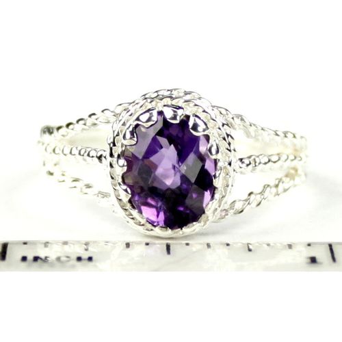 Amethyst, 925 Sterling Silver Ring, SR070