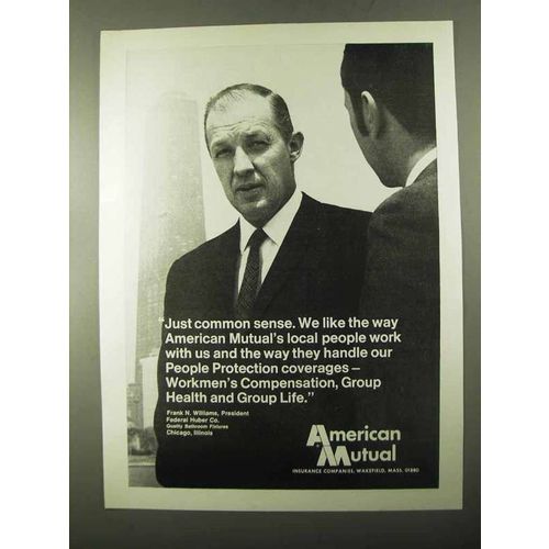 1971 American Mutual Ad - Just Common Sense