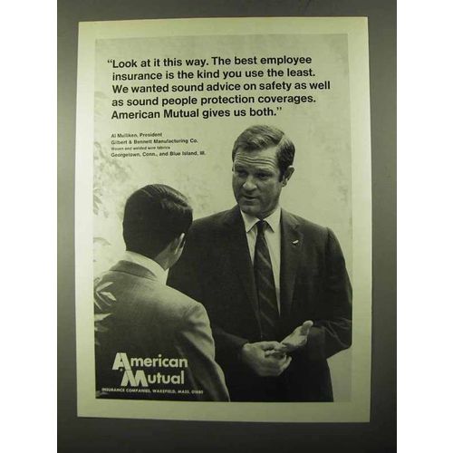 1971 American Mutual Ad - Look at It This Way