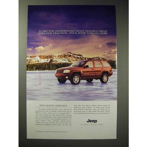 1999 Jeep Grand Cherokee Ad - Quadra-Drive Traction