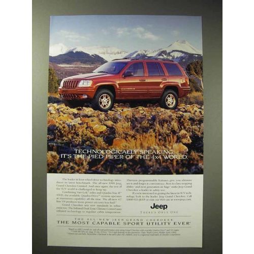 1999 Jeep Grand Cherokee Limited Ad - Pied Piper of 4x4