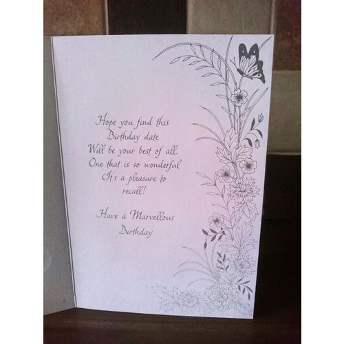 birthday card for her - With Best Wishes On Your Birthday