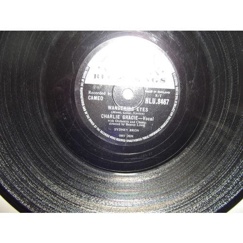 Charlie Gracie. Wandering Eyes b/w I Love You So Much It Hurts. 10" - 78rpm.