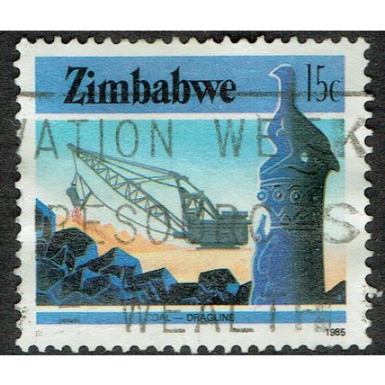 Zimbabwe 1985 National Infrastructure 15c Multicoloured SG667 GU