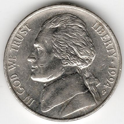USA : 5 Cents 1994 P