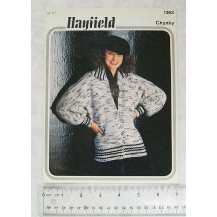 Vintage: Hayfield 1363 sweater, chunky