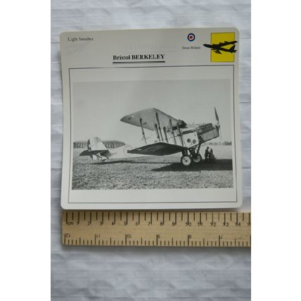 Bristol Berkeley - GB - Light Bomber - Collectors Club Card