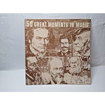 50 Great Moments In Music (2) LP's 33 1/3 Vinyl Records - Fast Ship!