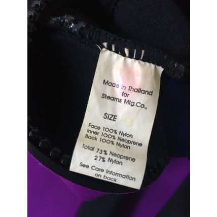 1 Pc Hobie by Stearns Youth Boys Purple Black Shortie Wetsuit Jumpsuit Shorts