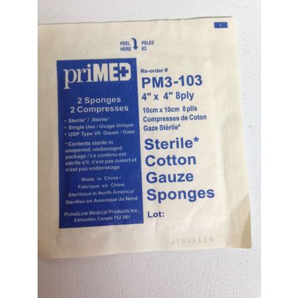 Lot of 485 pcs health/medical/first aid supplies - All new gauze gloves scissors