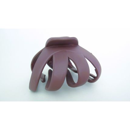 Large sized colored soft textured octopus hair claw clip