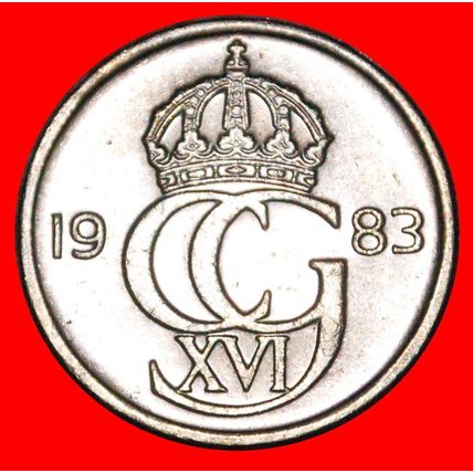 CROWN (1976-1991): SWEDEN ★ 50 ORE 1983! ★LOW START★NO RESERVE