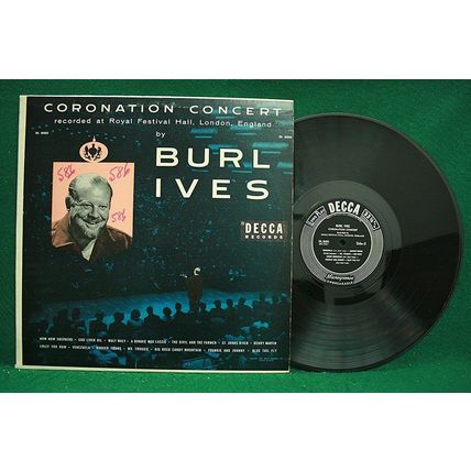 Burl Ives - Coronation Concert At Royal Festival Hall - DL 8080 - EX+