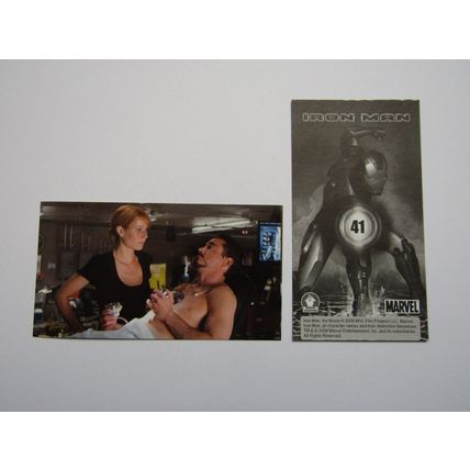 Marvel - Iron Man The Movie 2008 - Preziosi Sticker Drop-down Choice (e18)
